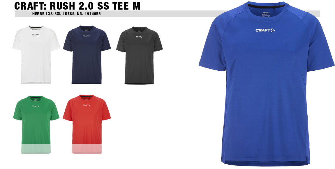 CRAFT Rush 2.0 SS Tee (Herre)